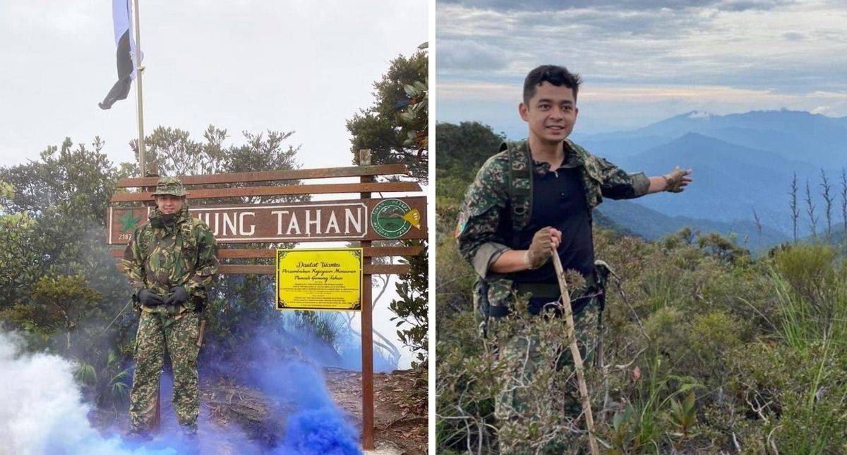 Putera Raja Pertama Hiking Di Gunung Tahan, Tengku Hassanal Dipuji Netizen