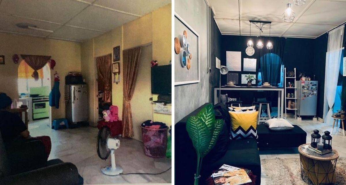 Hanya Bajet 1K, Pemuda Ini Transform ‘Rumah Flat’ Jadi Kondo!