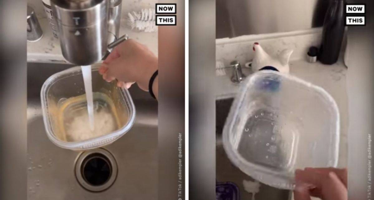 (VIDEO) Tak Perlu Sental, Ini 3 Cara Paling Mudah Cuci Tupperware Berminyak