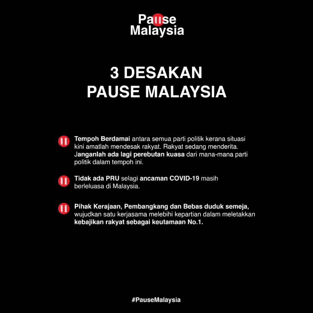 Parti MUDA Lancar #PauseMalaysia! PENAT Tengok Orang Politik Bergaduh Berebut Kuasa