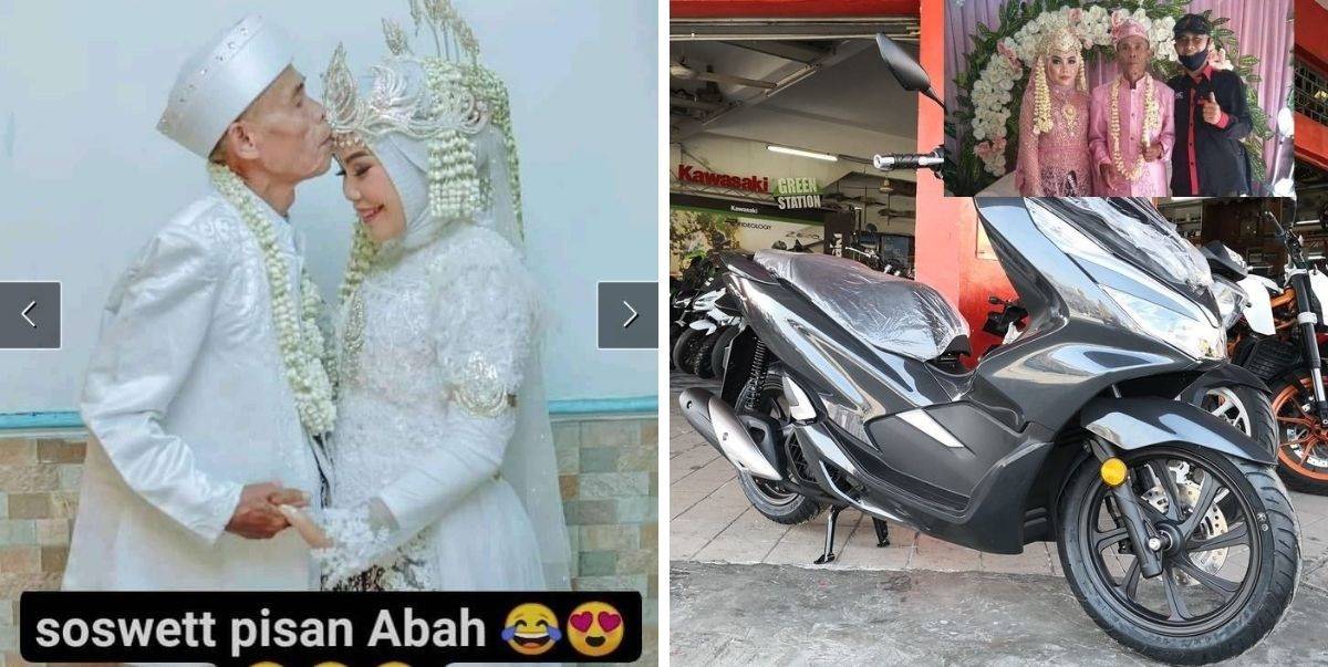 Datuk 71 Tahun Nikah Gadis 18 Tahun Di Subang, Honda PCX Jadi Hadiah Hantaran