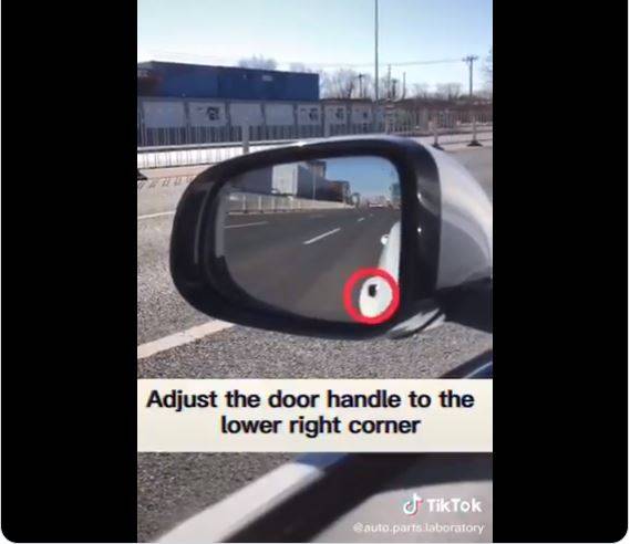 [Video] Ini Cara Tepat Laras Kedudukan Cermin Sisi Kereta, Pemandu Mesti Nampak Pemegang Pintu Depan