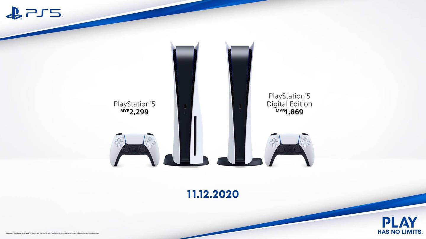 Sony Malaysia Lancar Harga Rasmi PS5, Pra-Tempahan Dibuka Esok
