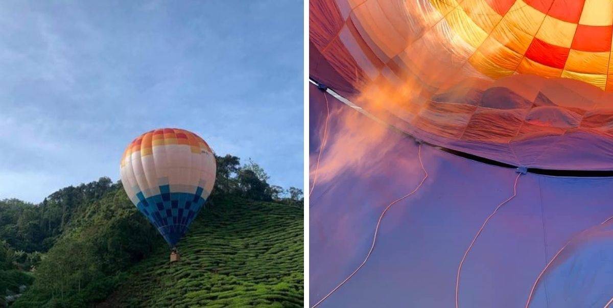 Nikmati Pemandangan Ladang Teh Dari Udara, Hot Air Balloon Tarikan Baru Di Cameron Highlands