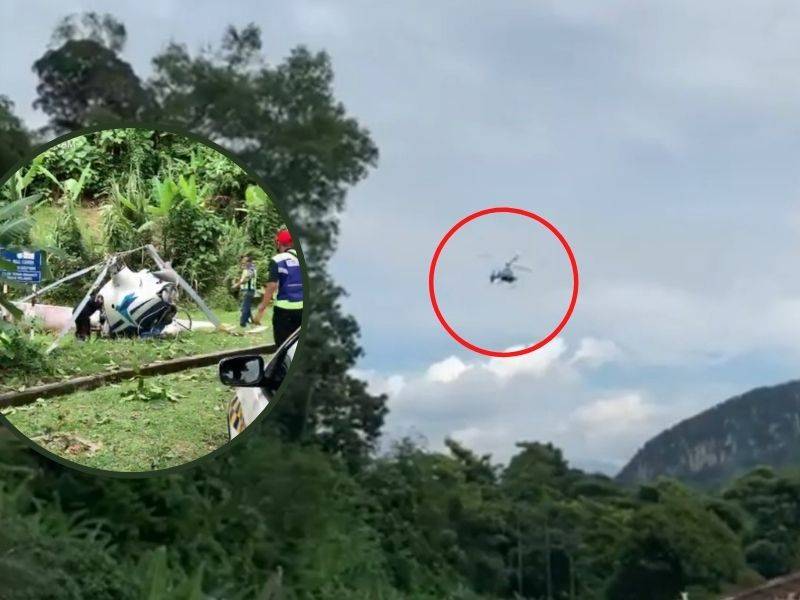 “Ya Allah..” Saksi Kejadian Dari Balkoni Rumah, 2 Helikopter Di Ampang Terhempas