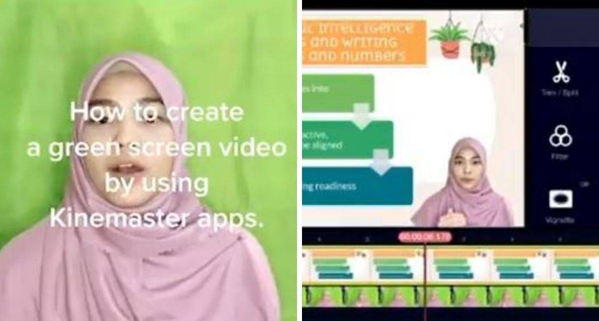 ‘Presentation Slide’ Guna Konsep ‘Green Screen’. Mudah Je Edit Guna Aplikasi Kinemaster