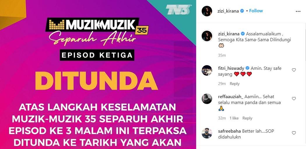 Separuh Akhir Muzik-Muzik SAH Ditunda, Peserta Malam Ini Beri Komen