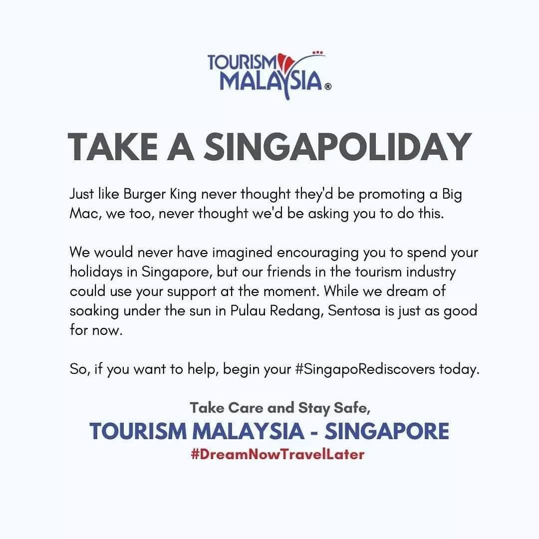 Tourism Malaysia Pupuk Sikap Kejiranan, Ajak Warga Singapura Cuti-Cuti ‘Singapoliday’