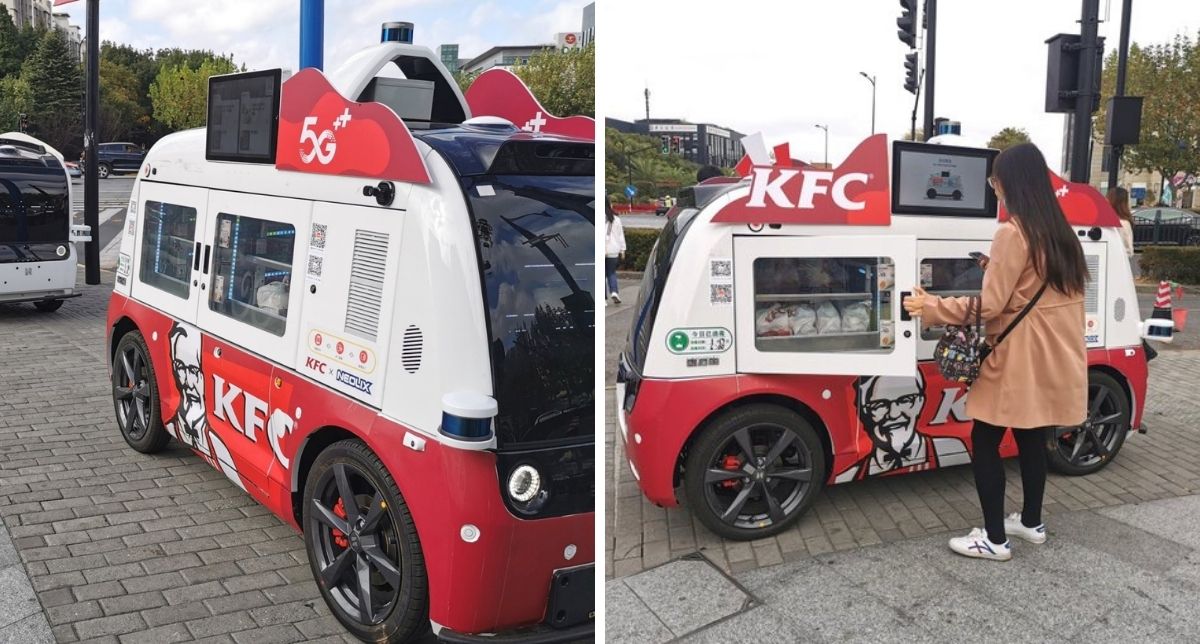 Ini Barulah Tahun 2020 Yang Kita Impi, KFC Guna ‘Food Truck’ Tanpa Pemandu Dan Operasi Sendiri