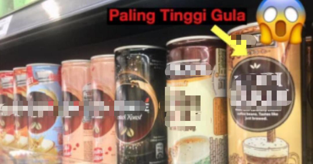 Ini Kandungan Gula Bagi Minuman Kopi Tin Popular Di Malaysia, Hati-Hati Bila Pilih