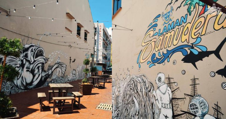 Tarikan Terbaru Mersing. Laman Samudera Menampilkan Lukisan Mural Menarik.