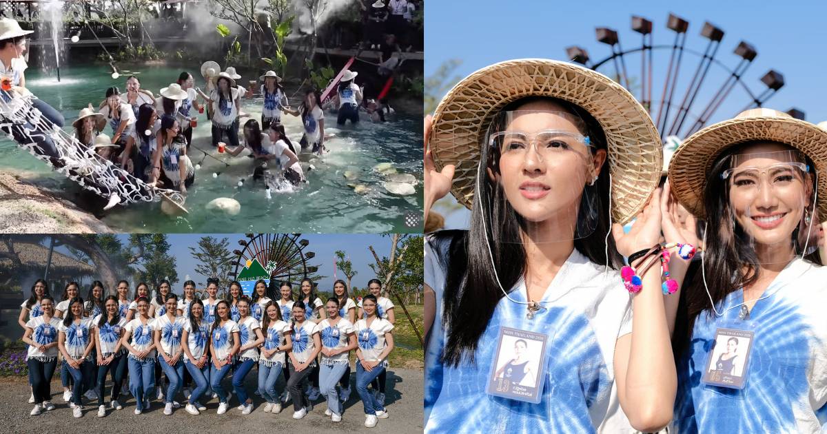 Struktur Jambatan Runtuh, 30 Peserta Miss Thailand 2020 Jatuh Ke Dalam Kolam Kotor.