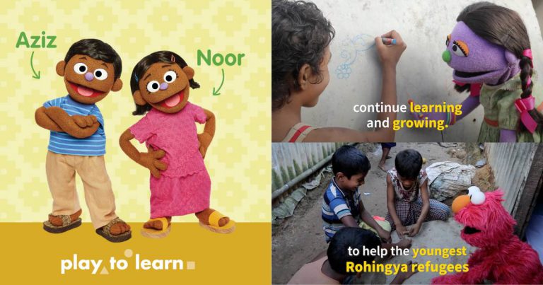 Sesame Street Memperkenalkan Dua Watak Kanak-Kanak Rohingya, Aziz Dan Noor.