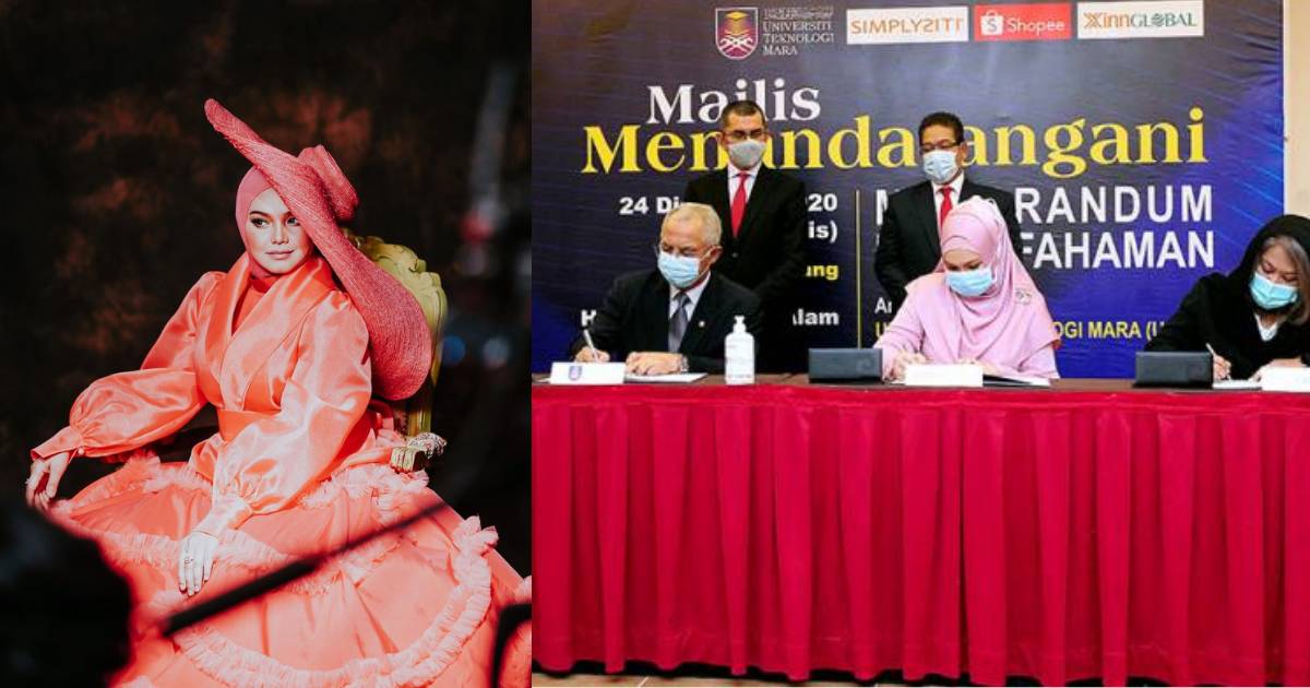 Meterai MoU Bersama UiTM. Siti Nurhaliza Buka Peluang Pelajar Berniaga.