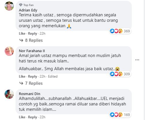 &#8220;Alhamdulilah&#8230;&#8221;Netizen Bersyukur Tujuh Sekeluarga Peluk Islam Depan Ebit Lew