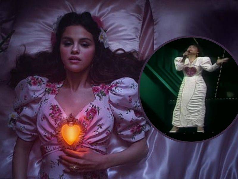 Persis ‘Gaun Hati’ Ramlah Ram Di AJL! Selena Gomez Ceritakan Makna Lagu ‘De Una Vez’