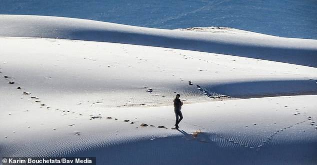 [FOTO] Penduduk Dunia Terkejut Pemandangan Indah Salji Di Arab Saudi &#038; Gurun Sahara