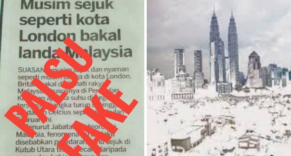 &#8220;Tak Payah Mimpi Ala-Ala Kota London&#8221;, Jabatan Meteorologi Nafi Malaysia Bakal Dilanda Musim Sejuk