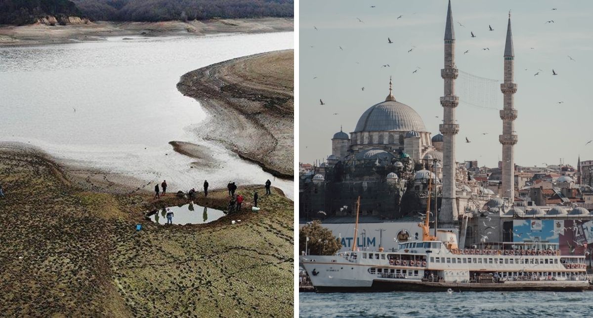Alami Musim Kemarau Terburuk Dalam 1 Dekad, Empangan Di Istanbul Hampir Kering