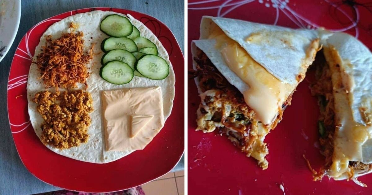 Resipi Tortilla Wrap ‘Mat Salleh’ Viral Di TikTok, Mudah Je Nak Sediakan