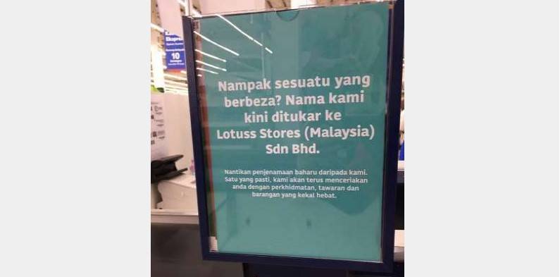 Selamat Tinggal Tesco Malaysia, Hello Lotus’s Stores