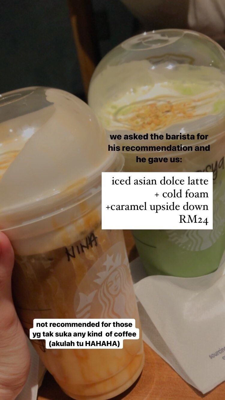 8 ‘Custom Recipe’ Minuman Yang Sedap Untuk Korang Order Di Starbucks