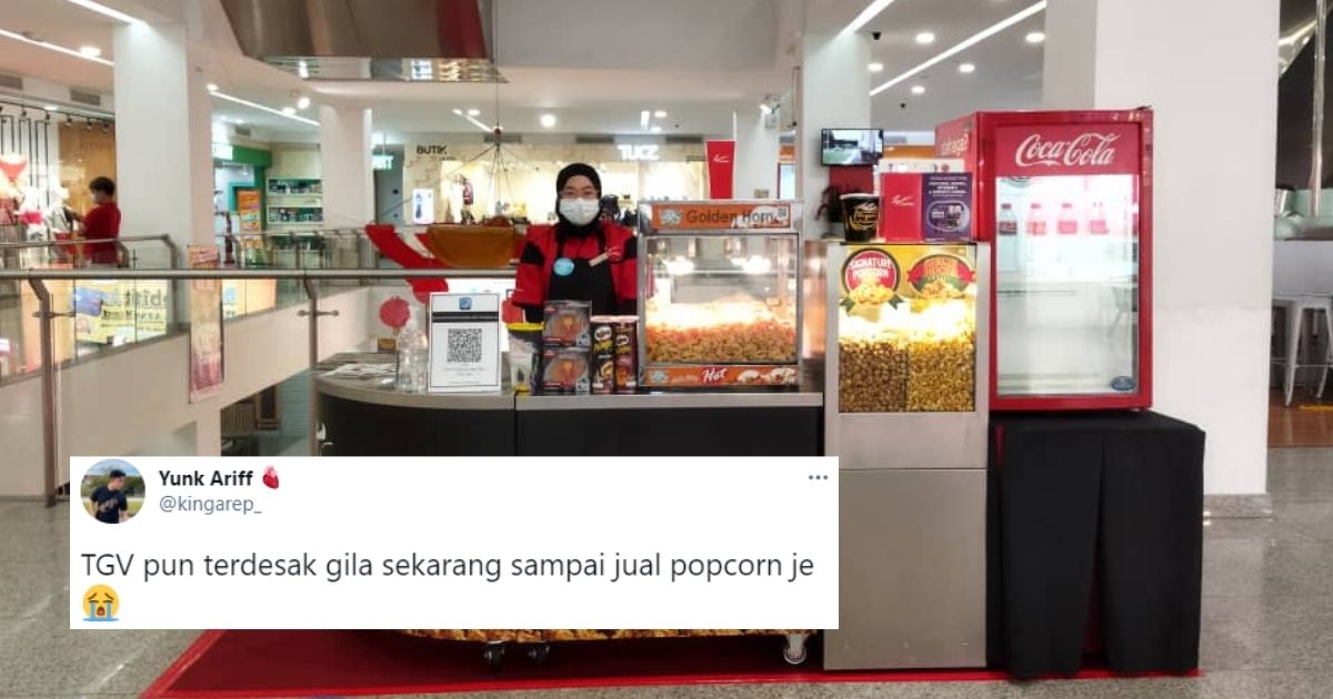 Tidak Dapat Beroperasi Akibat PKP, TGV Cinemas Jual Popcorn Di Luar Premis