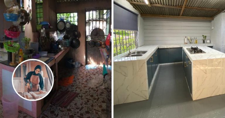#GirlPower: Perempuan Pun Minat Bertukang, Renovate Dapur Demi Ibu Tersayang