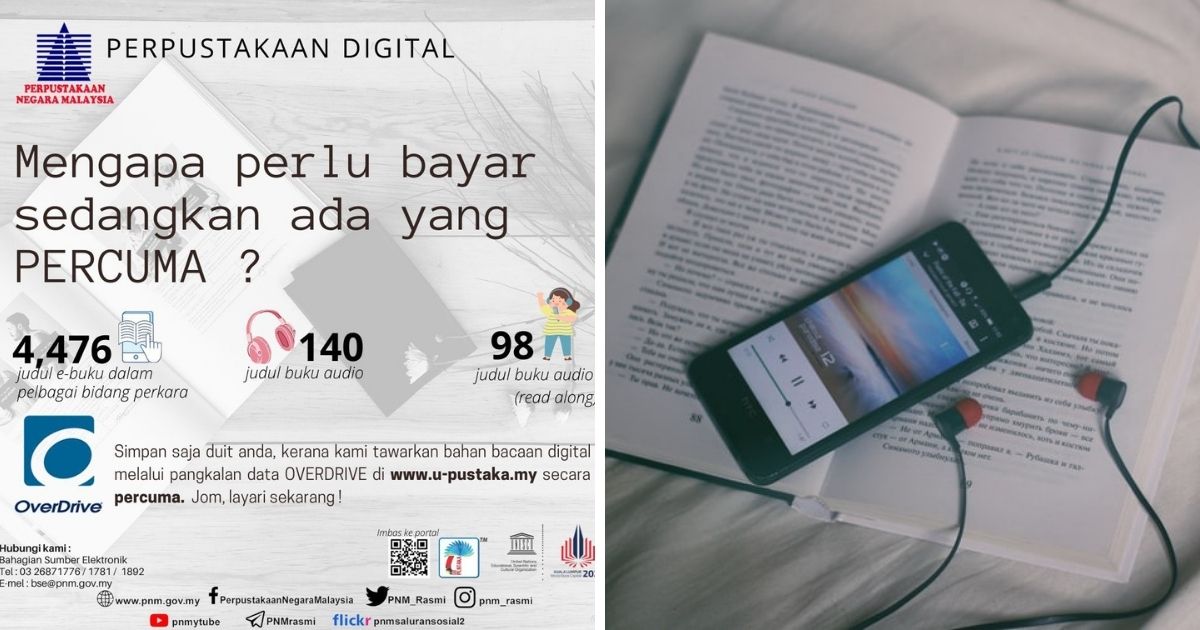 Perpustakaan Negara Sedia Buku Digital, 4,476 E-Buku &#038; 140 Judul Buku Audio Secara Percuma