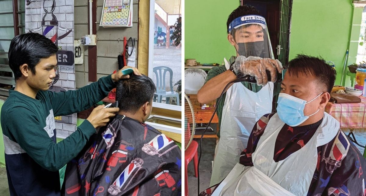 Ambil Skill Dari Youtube, Pemuda OKU Buka Kedai Gunting Rambut