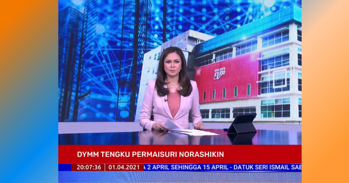 Sempena Ulang Tahun Ke-75 RTM. DYMM Tengku Permaisuri Selangor Cemar Duli Baca Berita