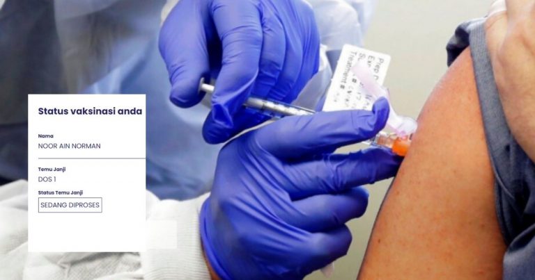 Cara Semak Status Temu Janji Giliran Vaksinasi Dengan Mudah