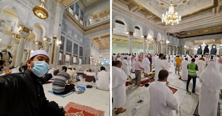 Lelaki Ini Kongsi Pengalaman Pertama Solat Tarawih Di Masjidil Haram Ketika Pandemik