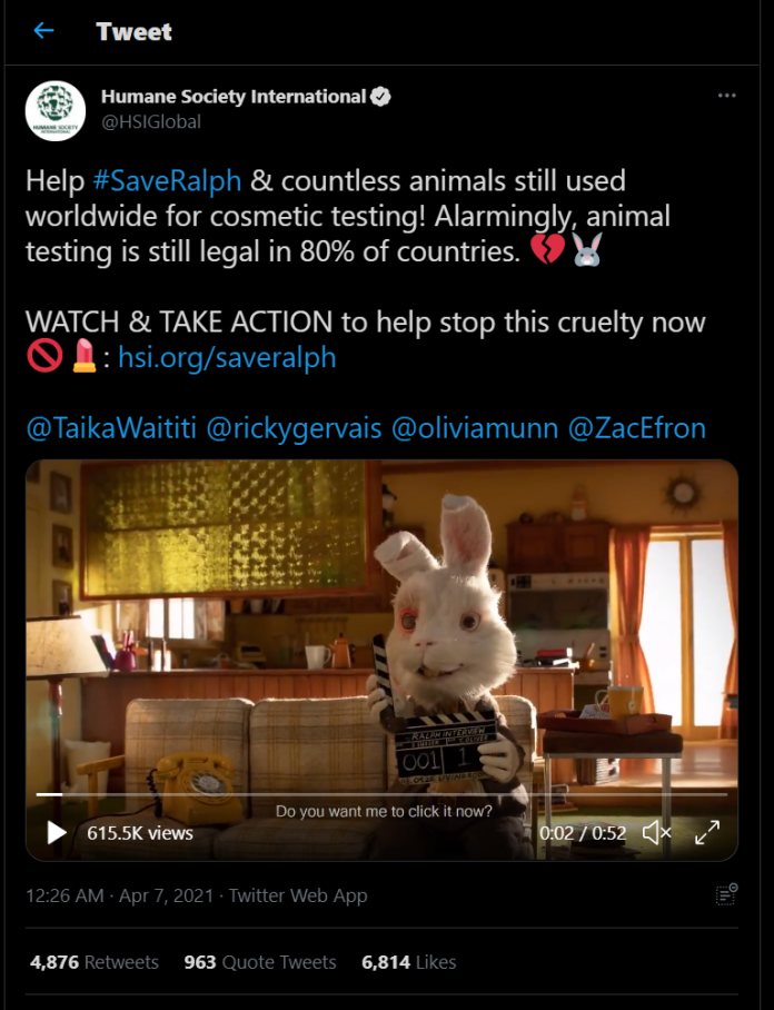 Kempen Kesedaran Ujian Produk Ke Atas Haiwan